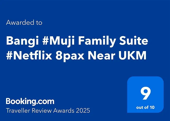 Bangi #Muji Family Suite #Netflix 8Pax Near Ukm