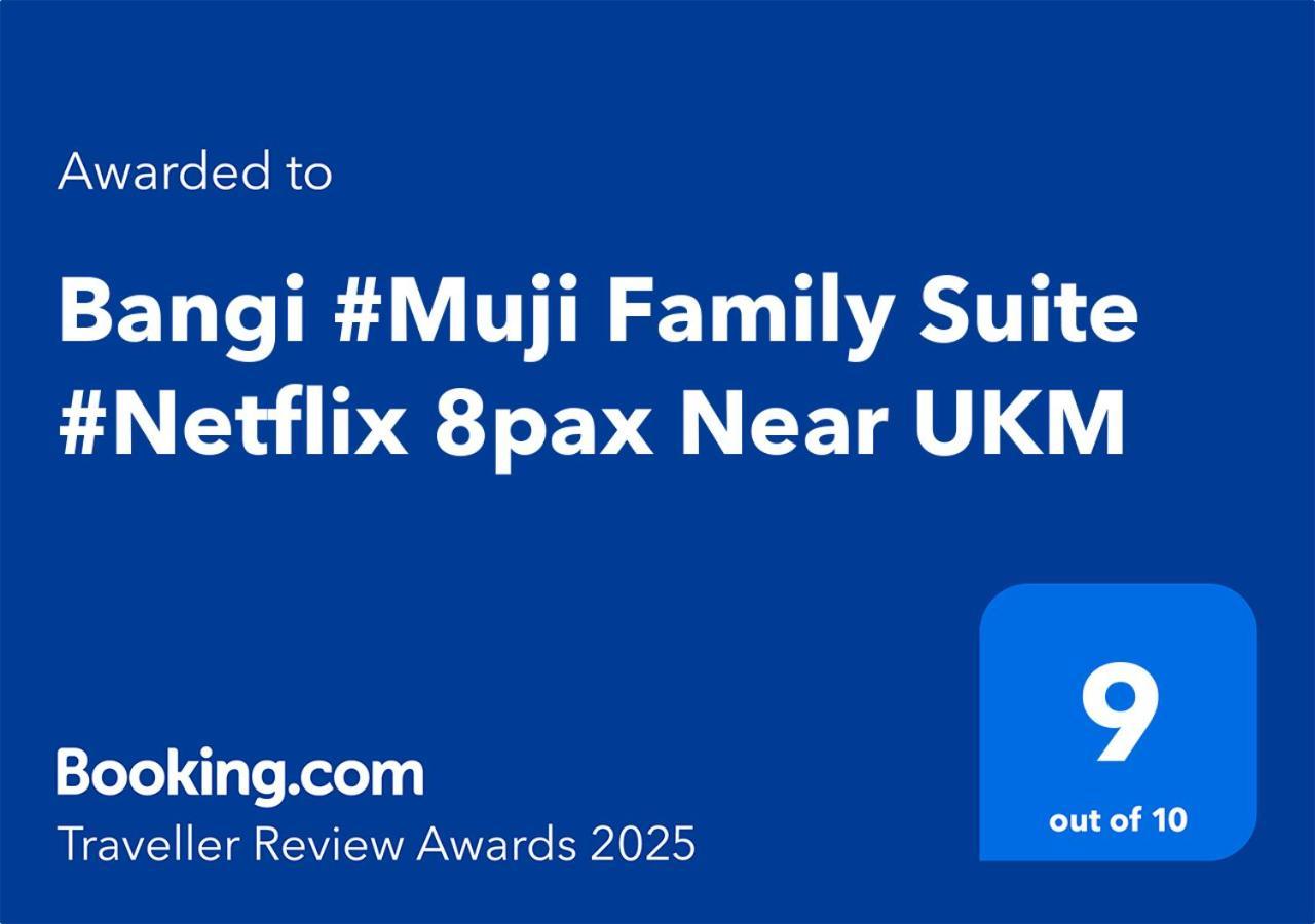 Bangi #muji Family #netflix 8pax Near Ukm Apartment Bandar Baru Bangi